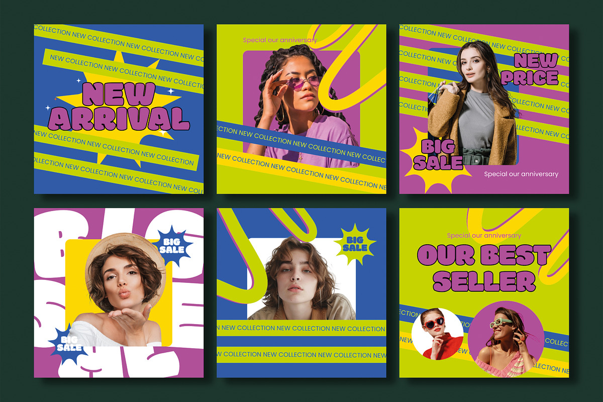 Trendy Fashion Social Media Post, a Social Media Template by MightyDesign (Photo 2 of 5)