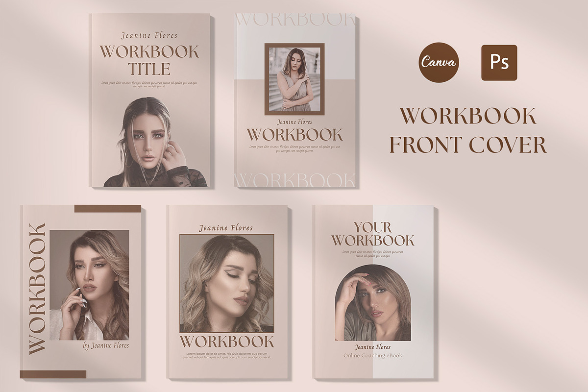 Elegant Workbook Template CANVA, a Marketing Template by graphypix (Photo 1 of 13)