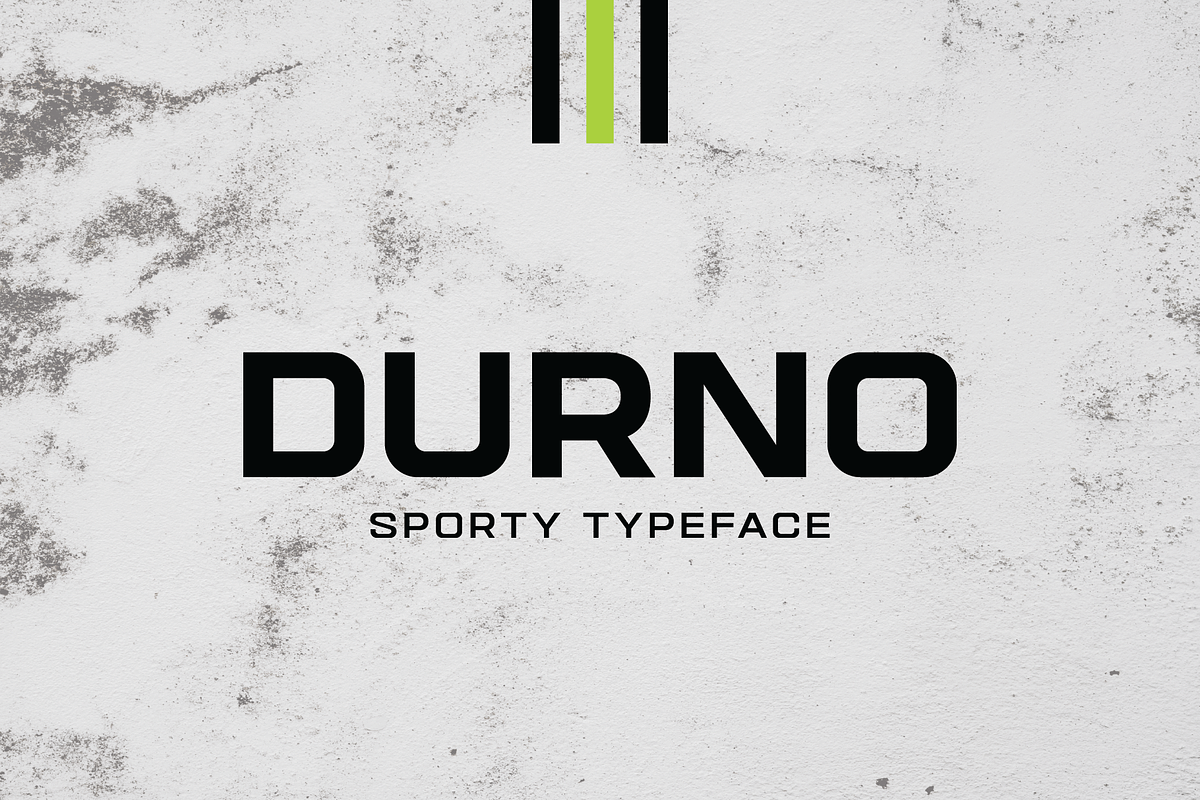 Durno Bold Extended Sport Font, a Sans Serif Font by Ebad Designs (Photo 1 of 7)