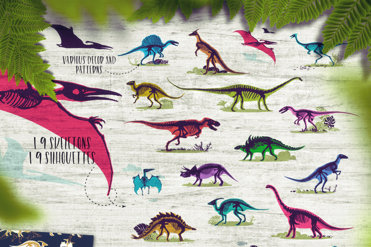 Dino! - From a skeleton to scales., an Animal Illustration by Gluiki (Photo 2 of 4)