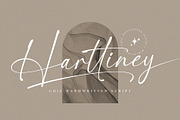 Harttiney - Handwritten Script, a Script Font by MJB Letters (Thumbnail 1 of 10)
