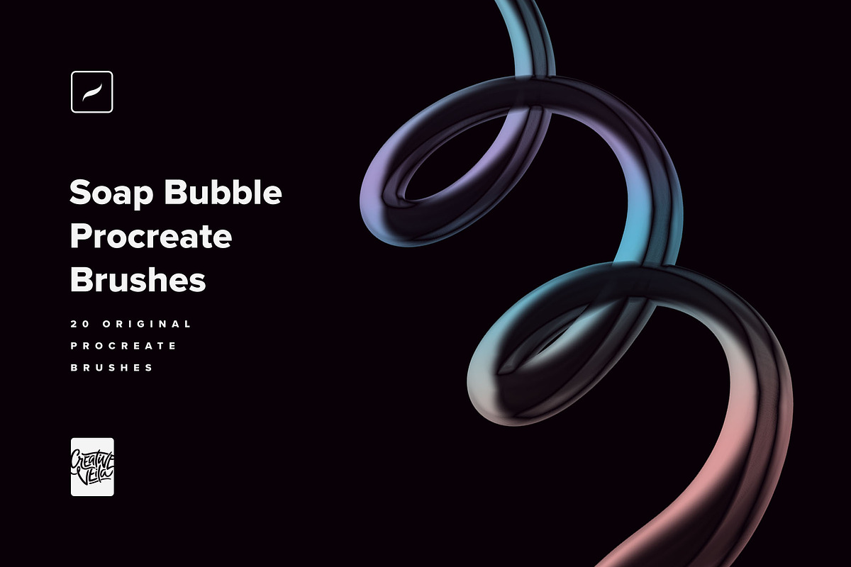 Soap Bubble Procreate Brushes, a Brush Add-On by Creative Veila (Photo 6 of 12)