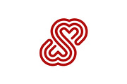 Love Heart People Care Line Art Logo, a Branding & Logo Template by Buqancreative (Thumbnail 1 of 5)