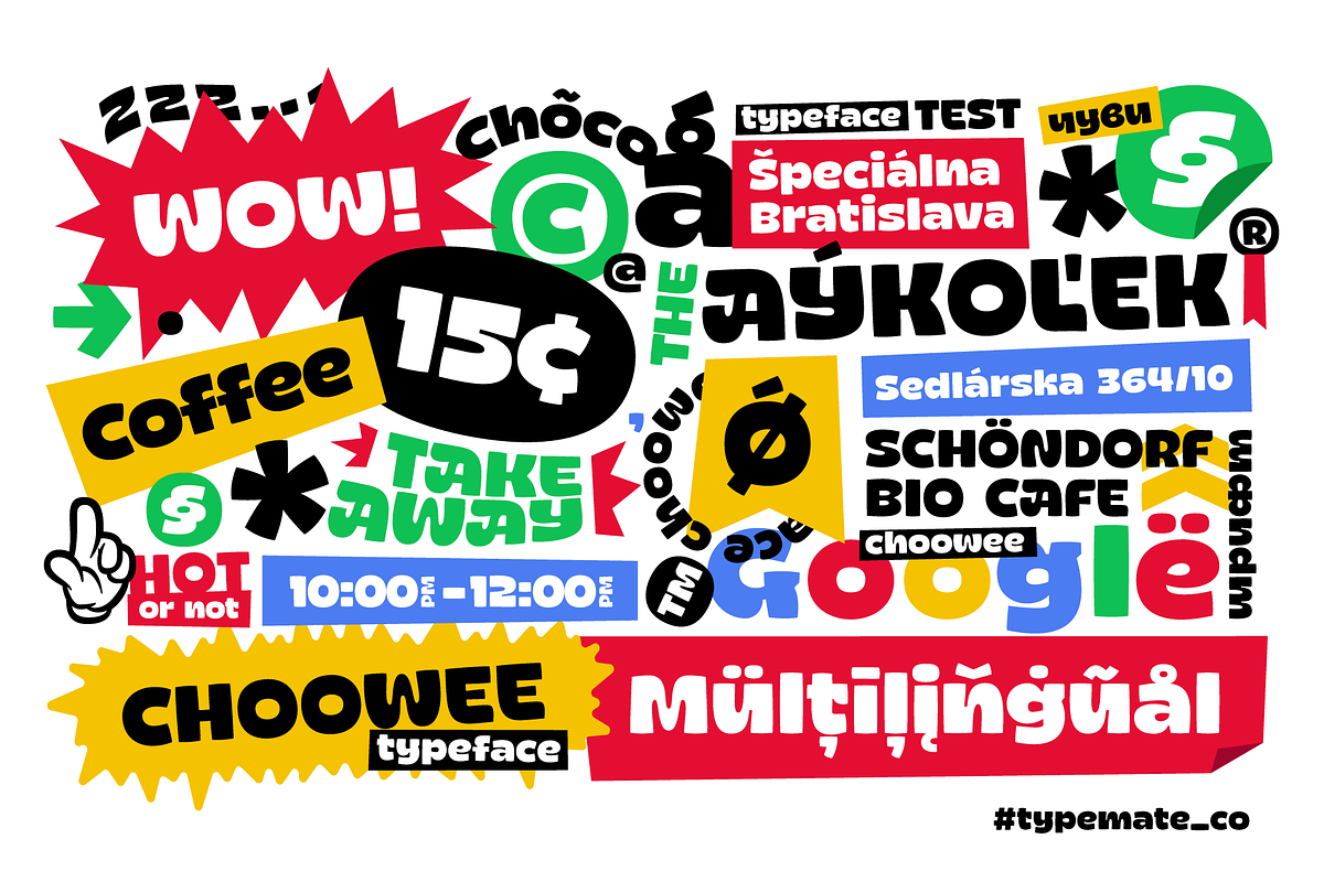 Choowee Typeface, a Font by TypeMate (Photo 2 of 10)