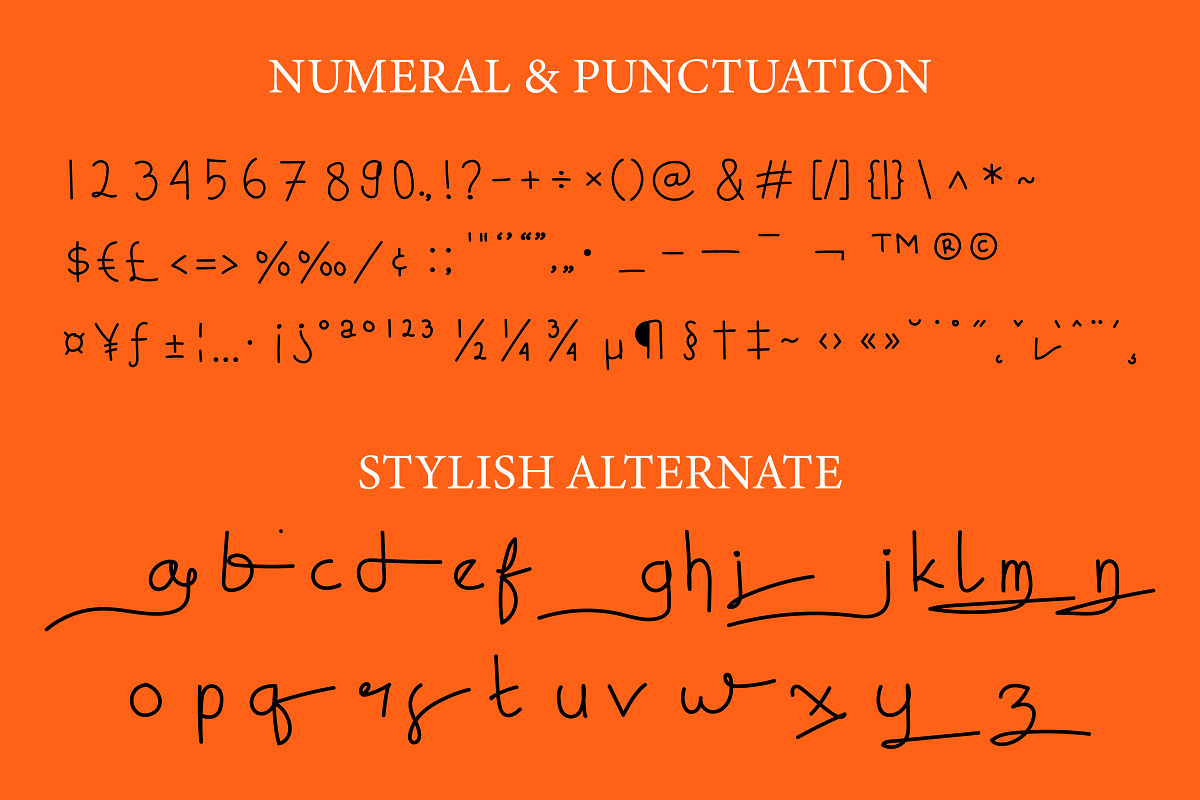 Asmara - Longtail Signature Font, a Script Font by Inventype Studio (Photo 8 of 9)