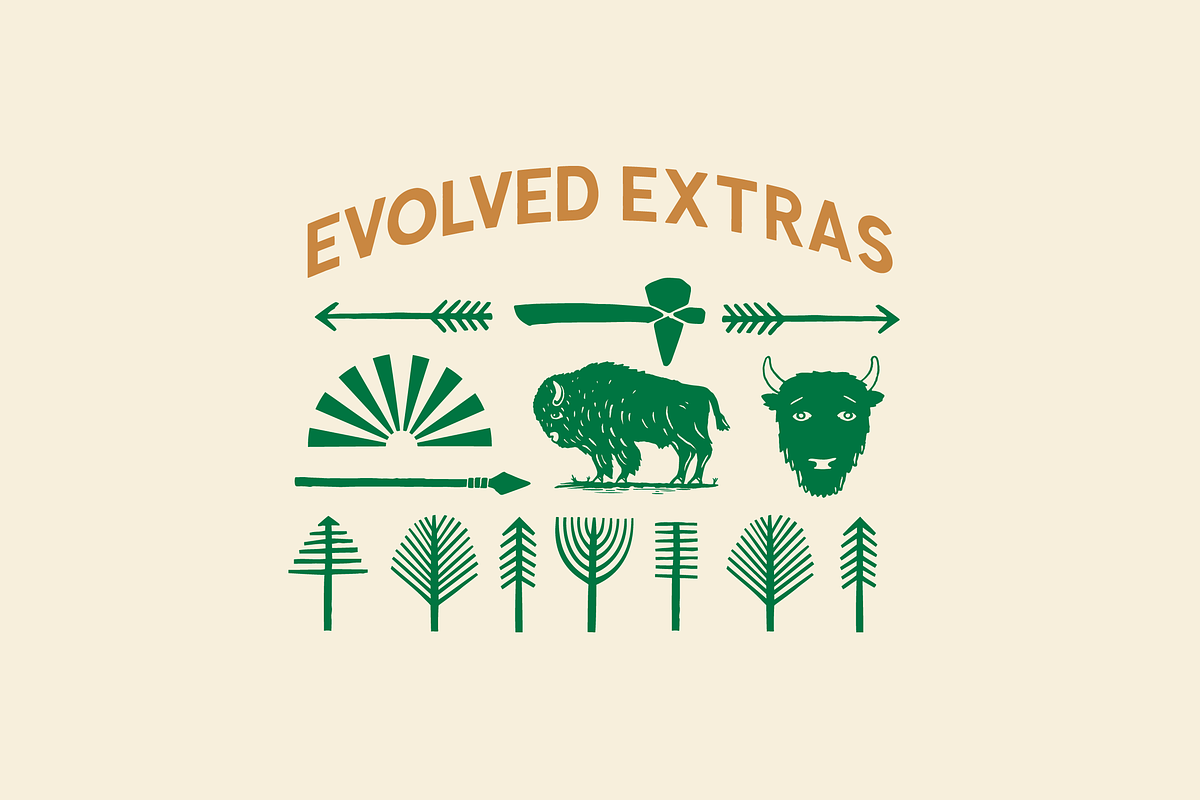Evolved Font Family preview 7