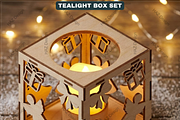 Tealight Holder Boxes SVG Laser Cut, a Graphic by AtacanDigital (Thumbnail 5 of 14)
