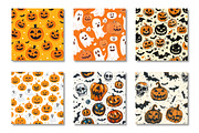 Halloween Digital Paper Pattern, a Pattern Graphic by Canvas Craft (Thumbnail 3 of 6)