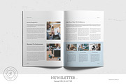 Newsletter Template, a Brochure Template by ThemeDevisers (Thumbnail 4 of 5)