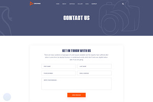 Drone Photography Website Template