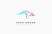 Kangaroo Logo, a Branding & Logo Template by Luis Muniz (Thumbnail 2 of 2)