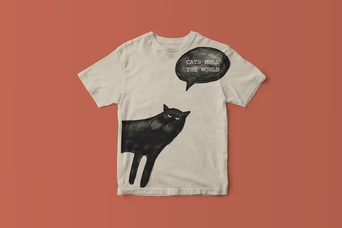 Moody Cat Shapes Collection, an Object Graphic by Lum3n (Photo 3 of 6)