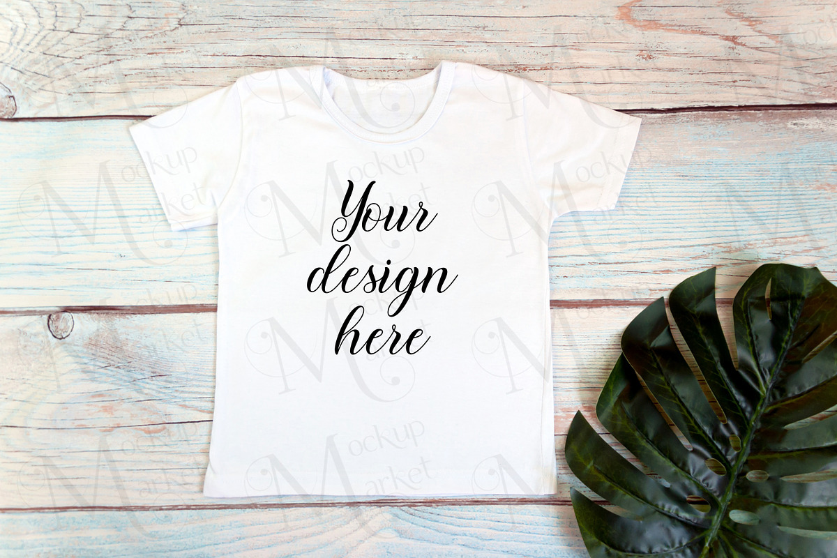 18 Kids White t-shirt Mockup bundle., a Print Template by MockupMarket (Photo 7 of 19)