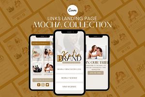 Canva Hosted Links Landing Page