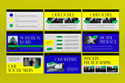 Blue Modern Brand Guideline PPT, a Presentation Template by graphicook (Thumbnail 4 of 4)