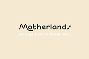 Motherlands, a Font by McLetters (Thumbnail 1 of 10)