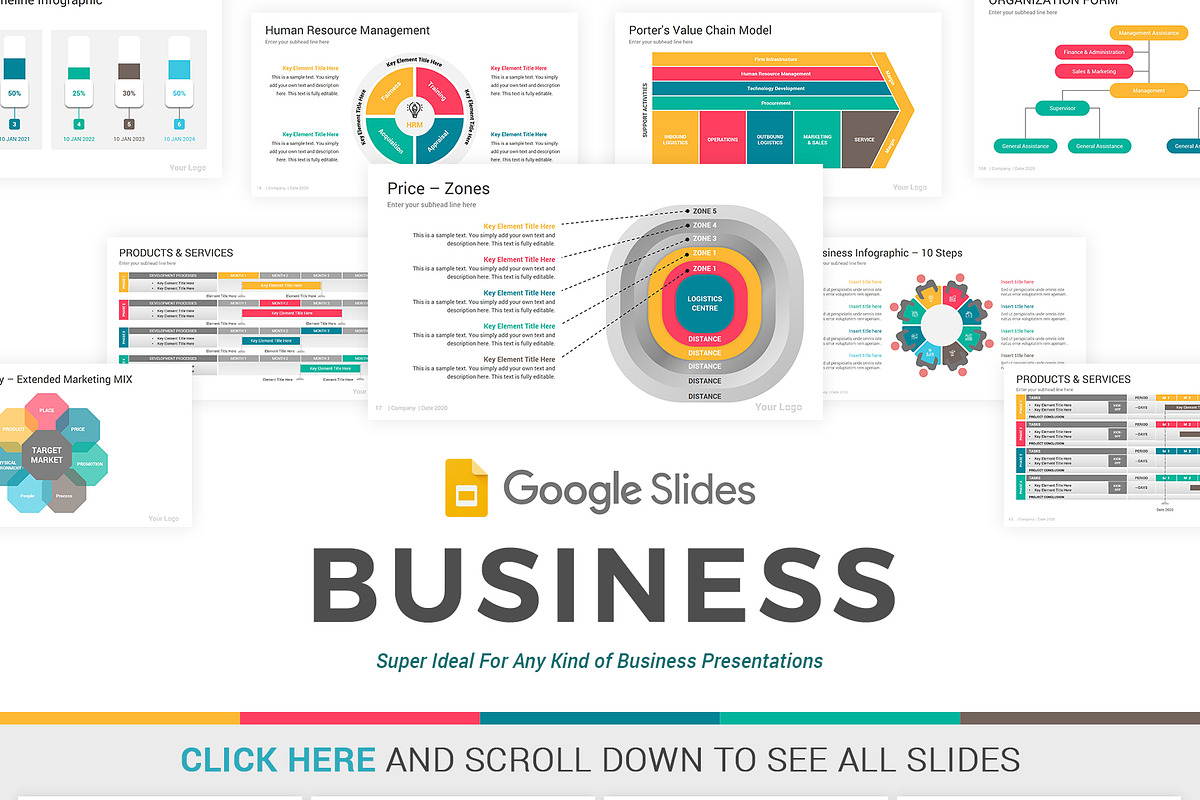 1500 Google Slides Infographics, a Presentation Template by SlideOne (Photo 13 of 20)