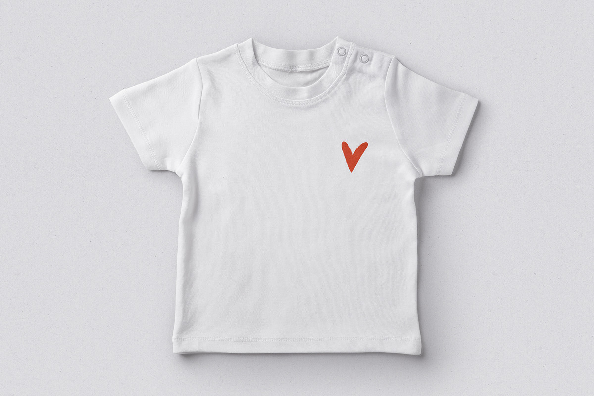 Cute doodle hearts, love symbols set, a Decorative Illustration by Good Studio (Photo 4 of 10)