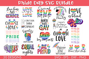 Retro Pride Day LGBTQ SVG Bundle PNG, a Seasonal Illustration by Freeling Design House (Thumbnail 2 of 5)
