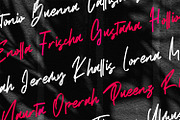 Santy Ehisa - Stylish Script Font, a Script Font by StringLabs (Thumbnail 5 of 11)