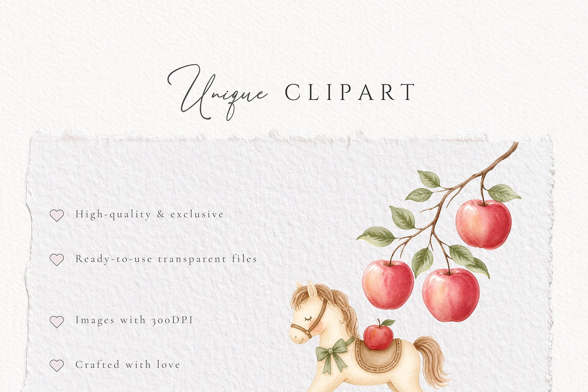 Apple Baby Shower Watercolor, a Seasonal Illustration by Invite to Clipart (Photo 10 of 10)