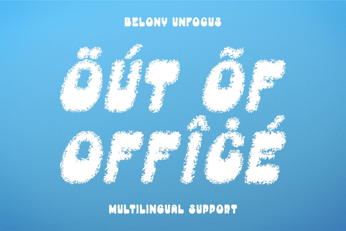 Belony Unfocus, a Sans Serif Font by Craft Supply Co. (Photo 7 of 8)