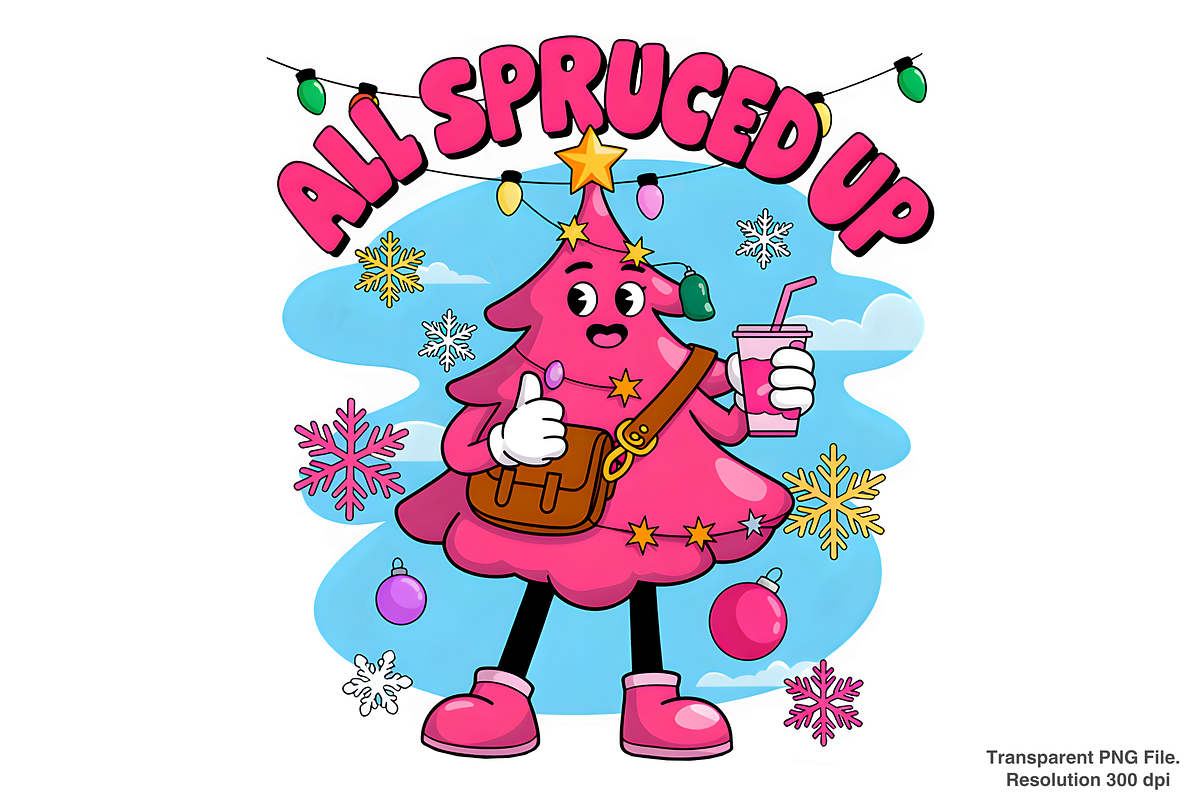 All Spruced Up PNG, a Graphic by Clipart Bloom (Photo 1 of 2)