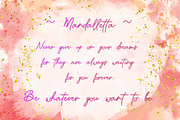 Mandalletta Script Font, a Script Font by Gookkis Studio (Thumbnail 5 of 7)