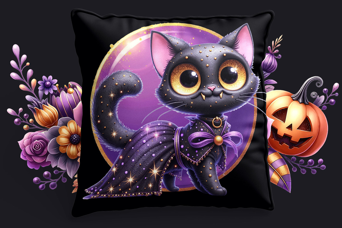Cute halloween clipart set, a Graphic by JuliaStarArt-FantasyHome (Photo 6 of 9)