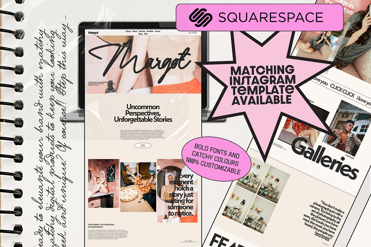 Photography Squarespace Website, a Templates & Theme by Kill Vanilla Studio (Photo 1 of 9)