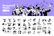 People and music, a Person Illustration by PureSolution (Thumbnail 1 of 6)