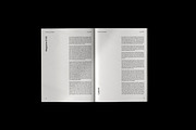 Minimalist Editorial Magazine Layout, a Magazine Template by Lunaria (Thumbnail 4 of 11)