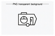 Car, Motorhome, Van and Truck Icons, an Outline Icon by Designfour (Thumbnail 6 of 7)