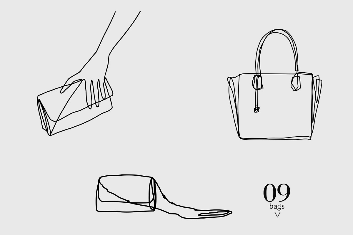 One Line Fashion. Line Art Women, a Person Illustration by AnMark (Photo 5 of 17)