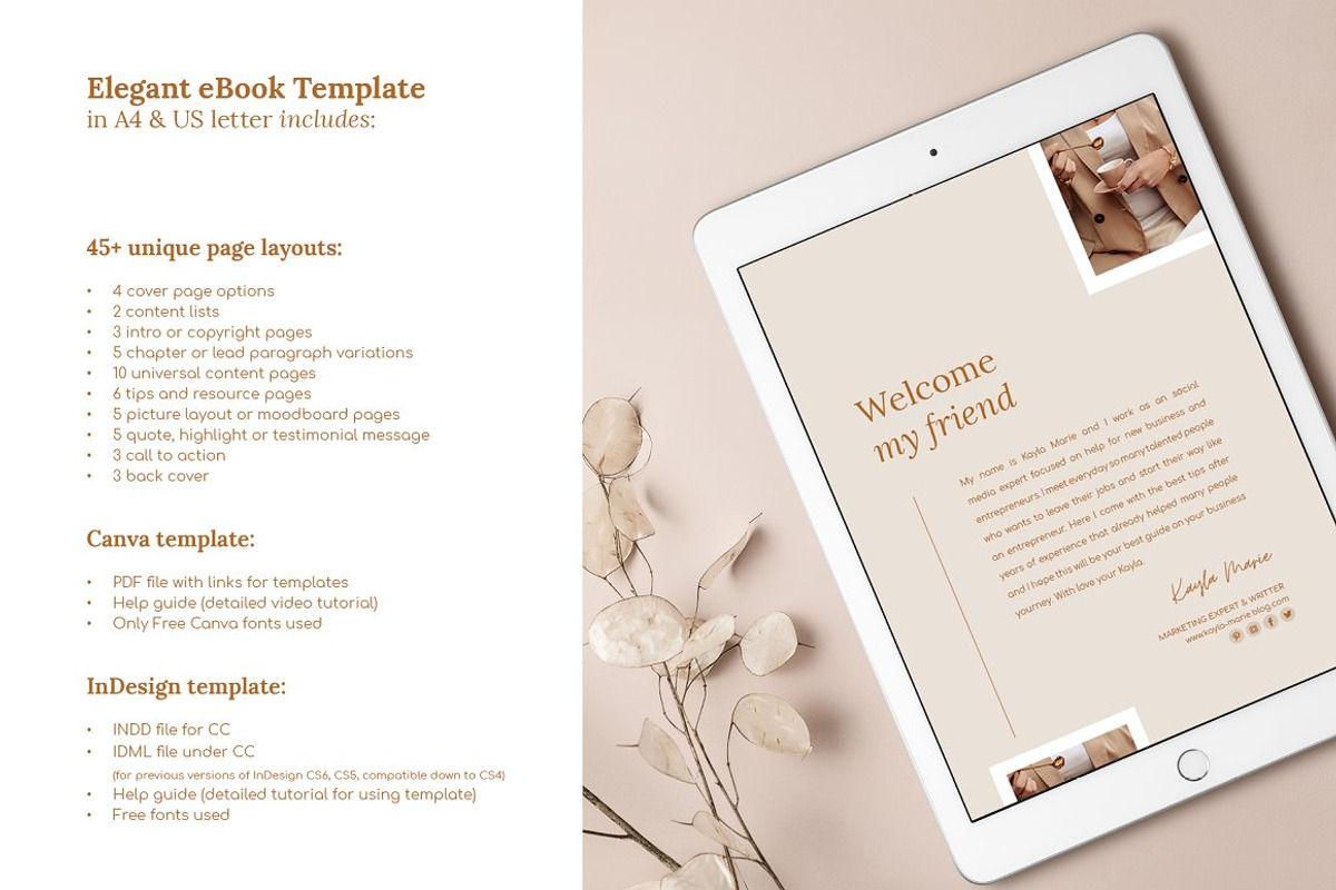 eBook / CANVA, INDD / Elegant, a Magazine Template by Mirazz (Photo 3 of 14)