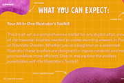 Illustrator's Toolkit, a Brush Add-On by Jutta Schneider (Thumbnail 3 of 8)