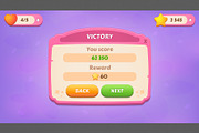 Pink GUI pack, casual, an UI Kit Template by KartInnka (Thumbnail 11 of 15)