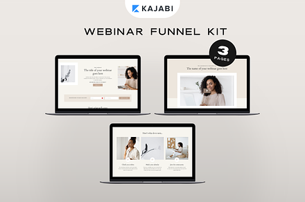 Kajabi Template Webinar Bundle