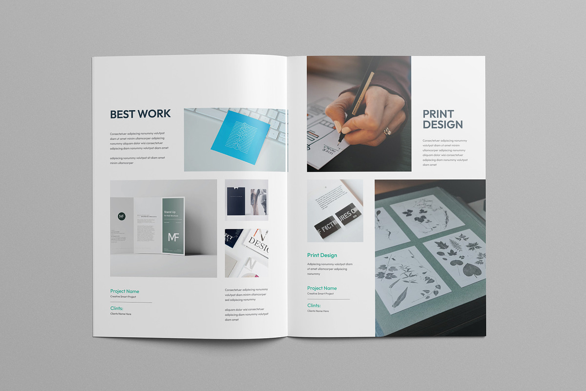 Graphic Design Portfolio, a Brochure Template by Pixelpick (Photo 7 of 8)