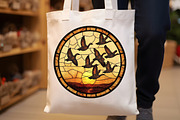 Fall Autumn Bird Stained Glass Clipa, an Illustration by Rose Art (Thumbnail 5 of 7)