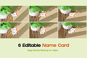 Saga Device Mockup on Table, a Device Mockup by orenjidesign (Thumbnail 11 of 13)