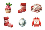 Christmas Afternoon Clipart, an Illustration by Design Market (Thumbnail 3 of 5)