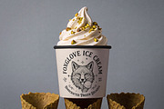 Premium Gelato Paper Tub Mockup, a Packaging Mockup by Designer Dude (Thumbnail 1 of 2)