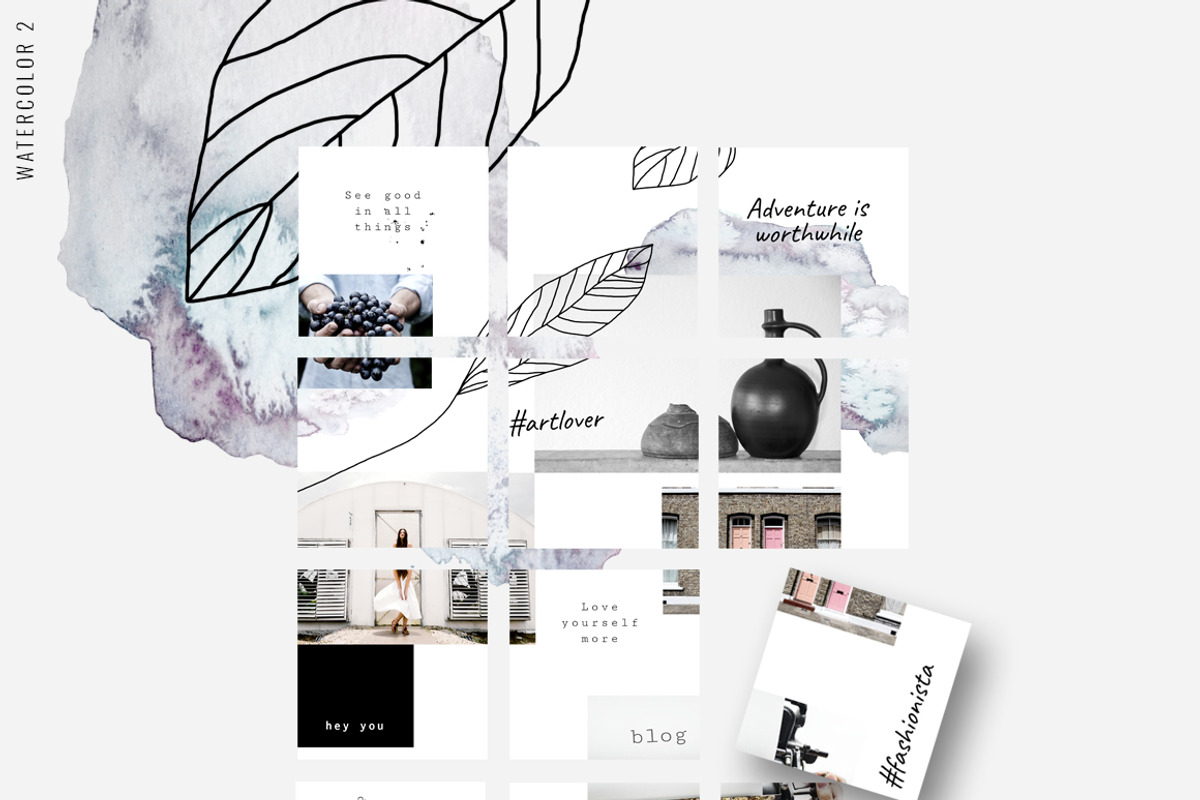 81% OFF| BUNDLE v.2-Instagram Puzzle, a Social Media Template by CreativeFolks (Photo 17 of 18)