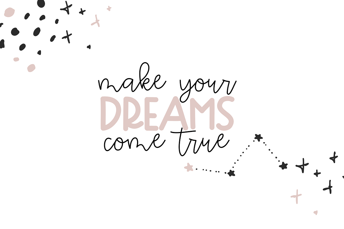 One Wish - Handwritten Font Duo preview 5