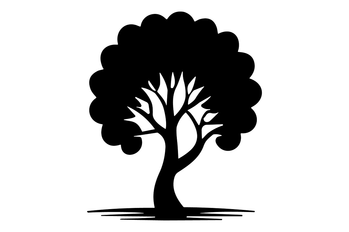 Versatile Tree Vector Silhouettes, an Illustration by hafijul (Photo 2 of 7)