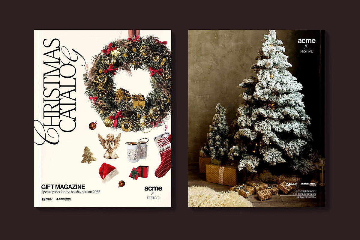 Christmas Catalog Magazine Template, a Magazine Template by BrandPacks (Photo 6 of 6)