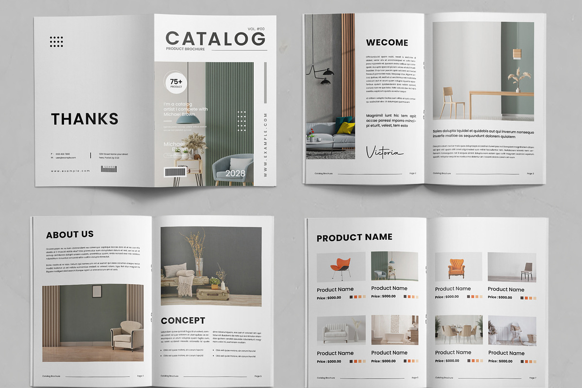 Product Catalog Brochure Template, a Brochure Template by ContestDesign (Photo 2 of 3)