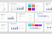 Dashboard Data Chart Google Slides, a Presentation Template by Premast (Thumbnail 3 of 4)