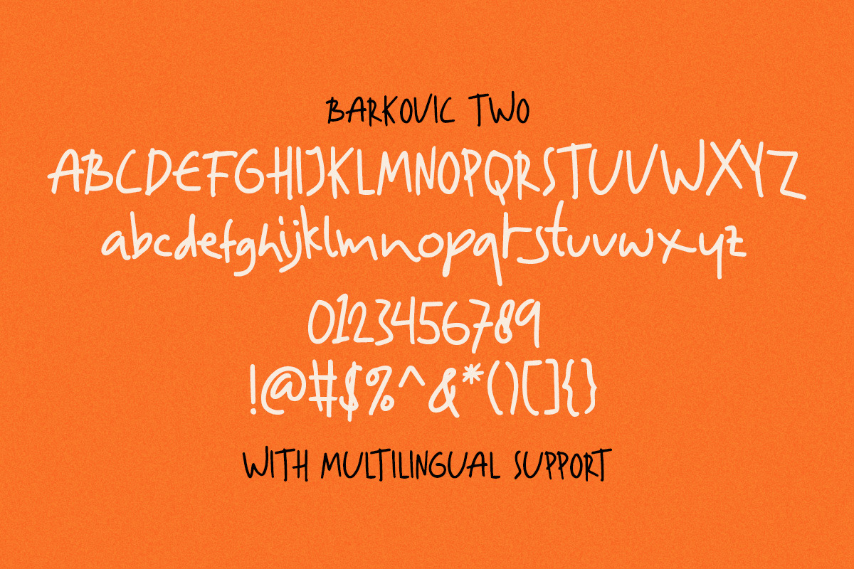 Barkovic Casual Handwritten Font, a Handwritten Font by Littlehand (Photo 10 of 10)